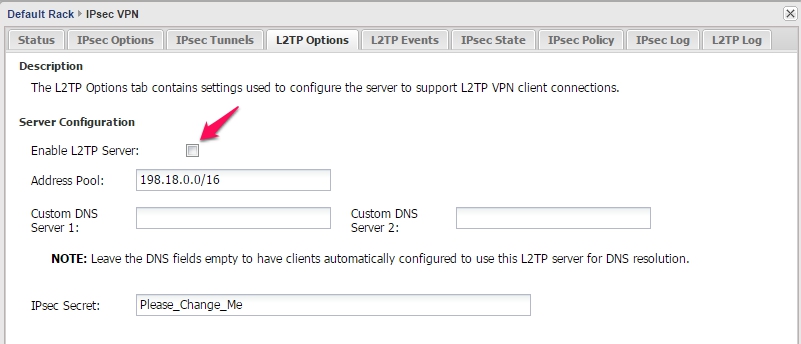 مراحل تبدیل PPTP VPN به L2TP VPN